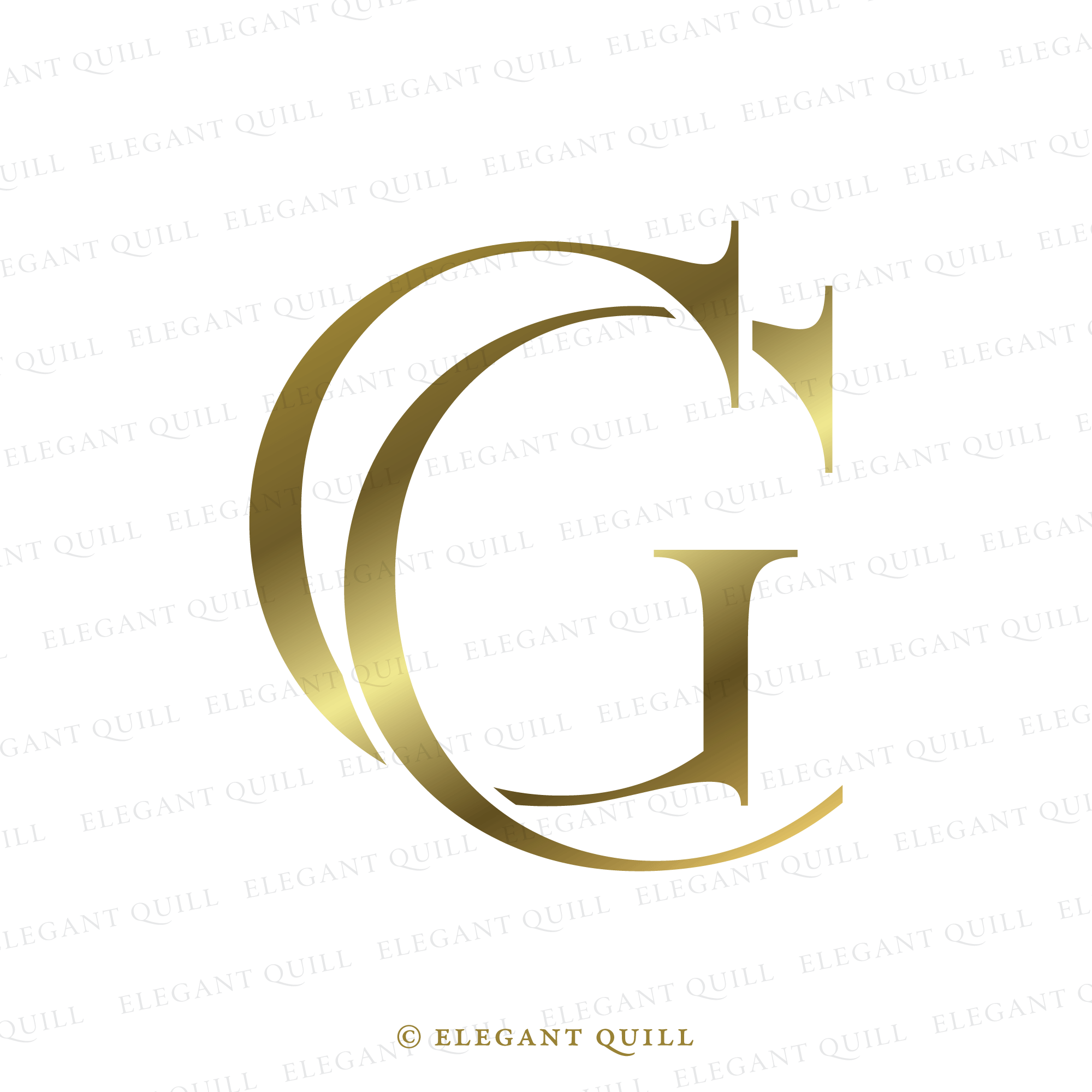 Initial Gold Silver Vector & Photo (Free Trial) | Bigstock