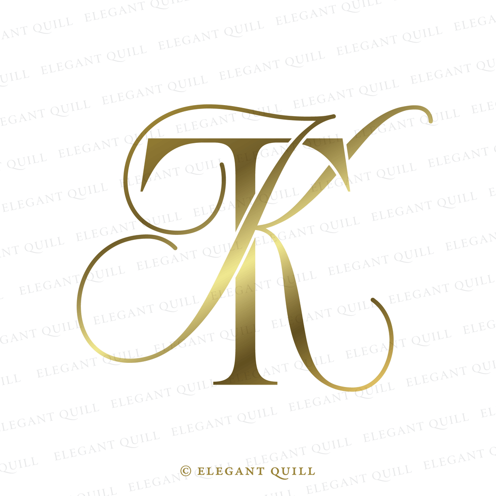 wedding initials, KT logo