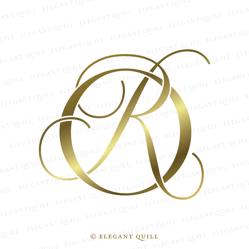 wedding initials, RO logo