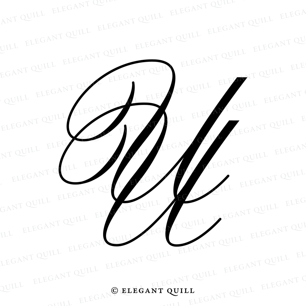 wedding initials, UU logo