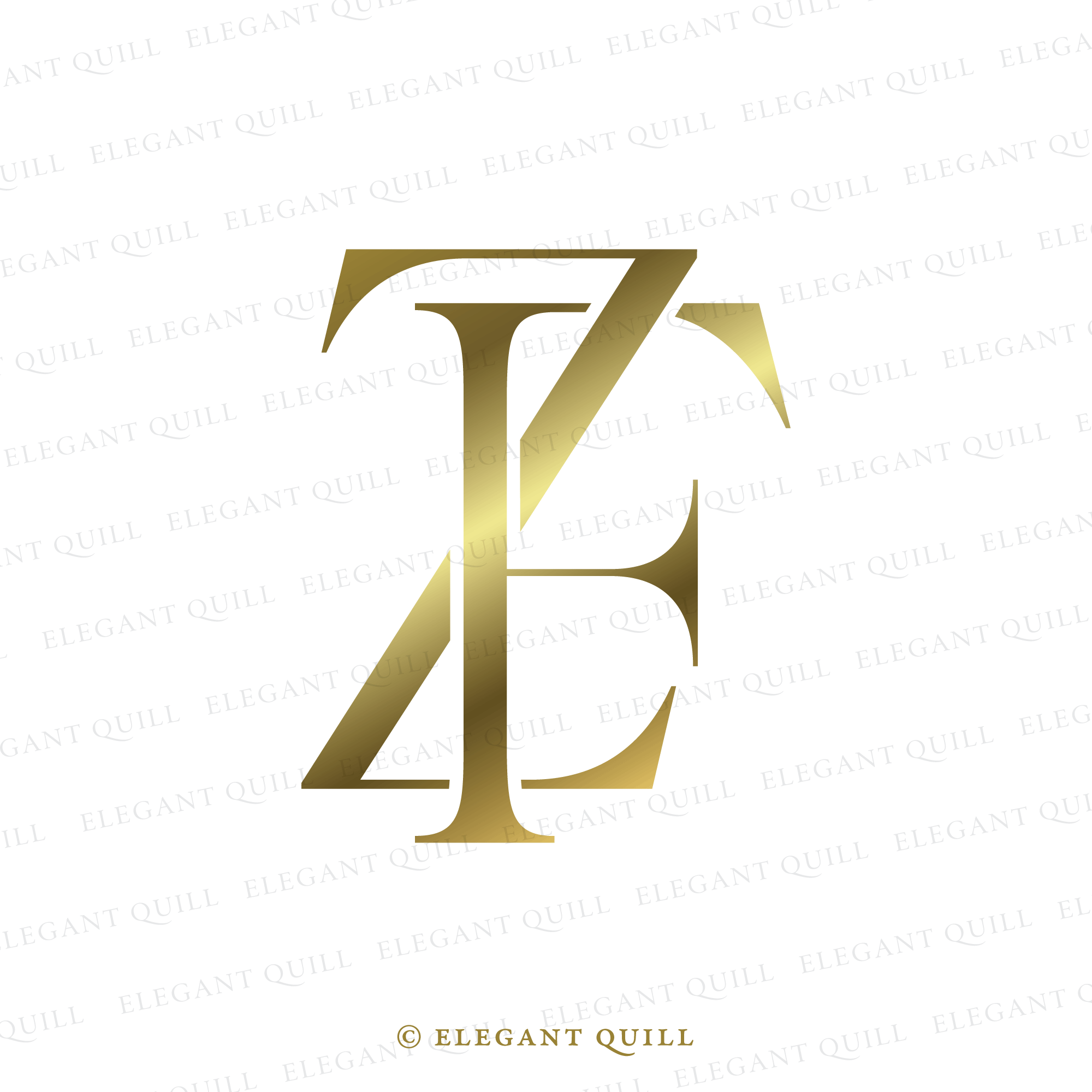 Fz letter initial with lion royal logo template Vector Image