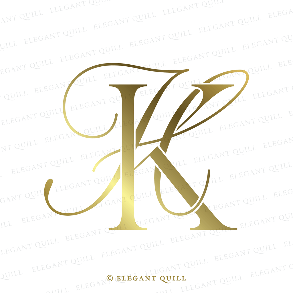 wedding initials logo HK
