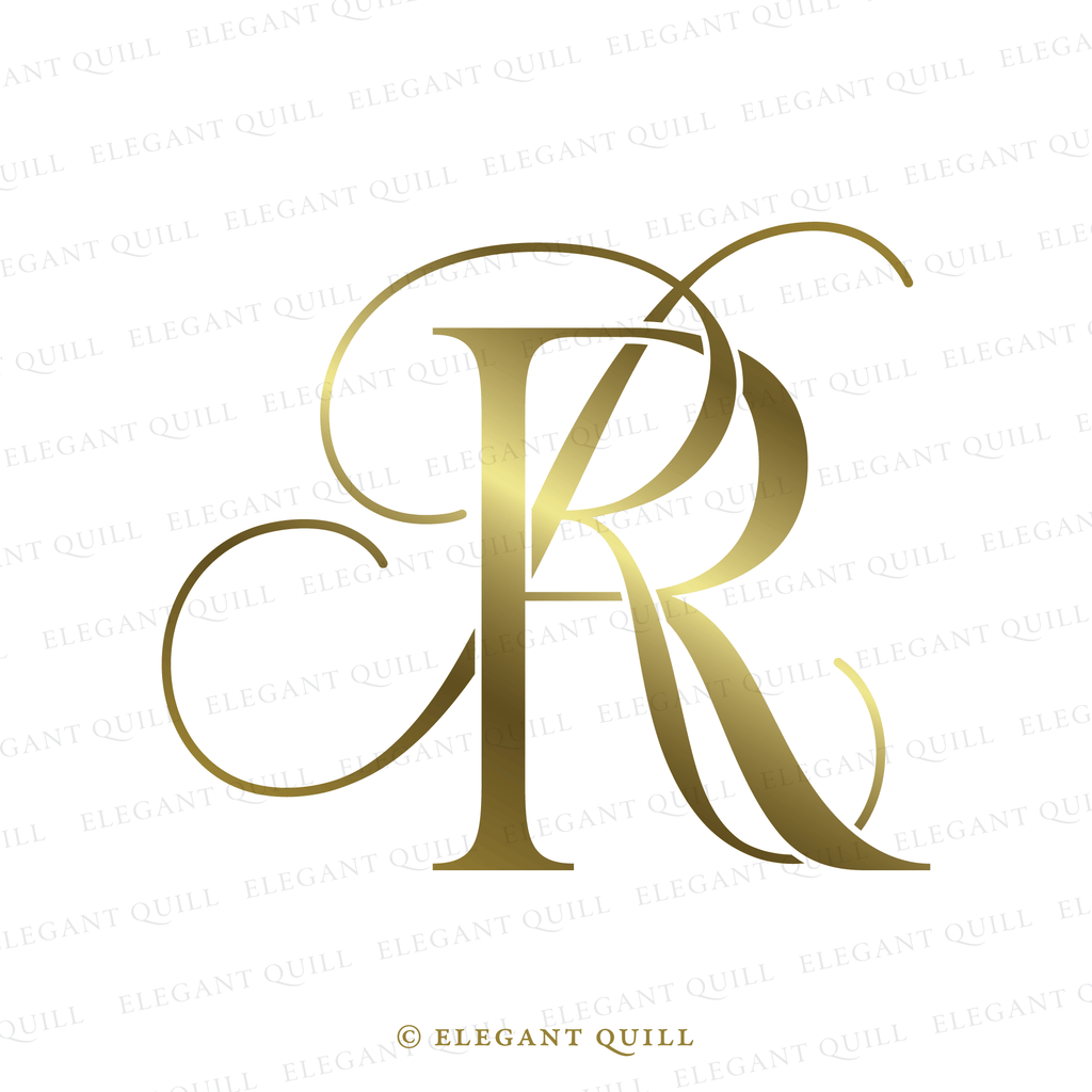 wedding initials logo RR