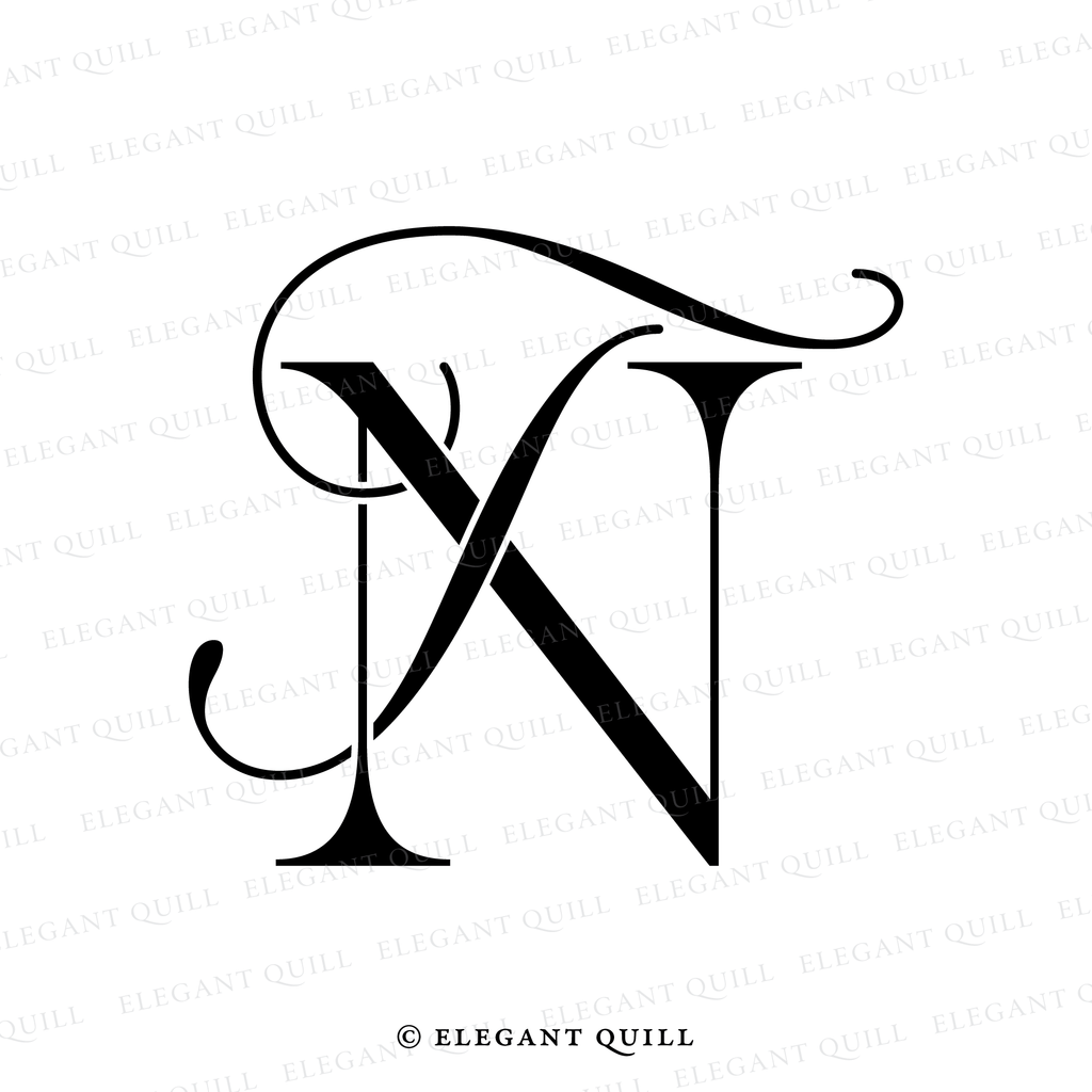 wedding initials logo, TN
