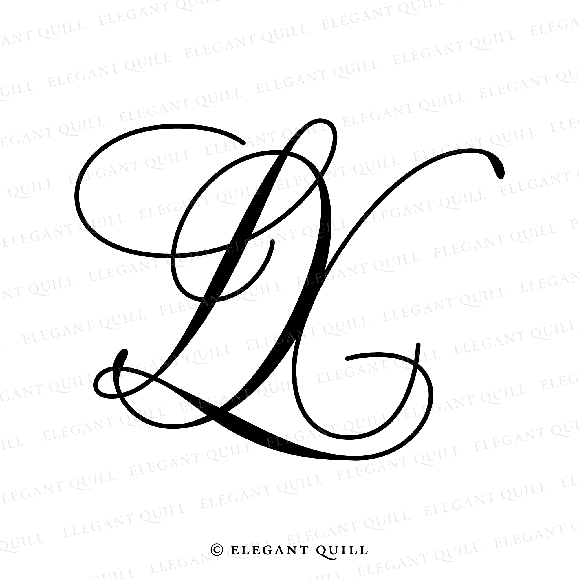 fancy calligraphy l