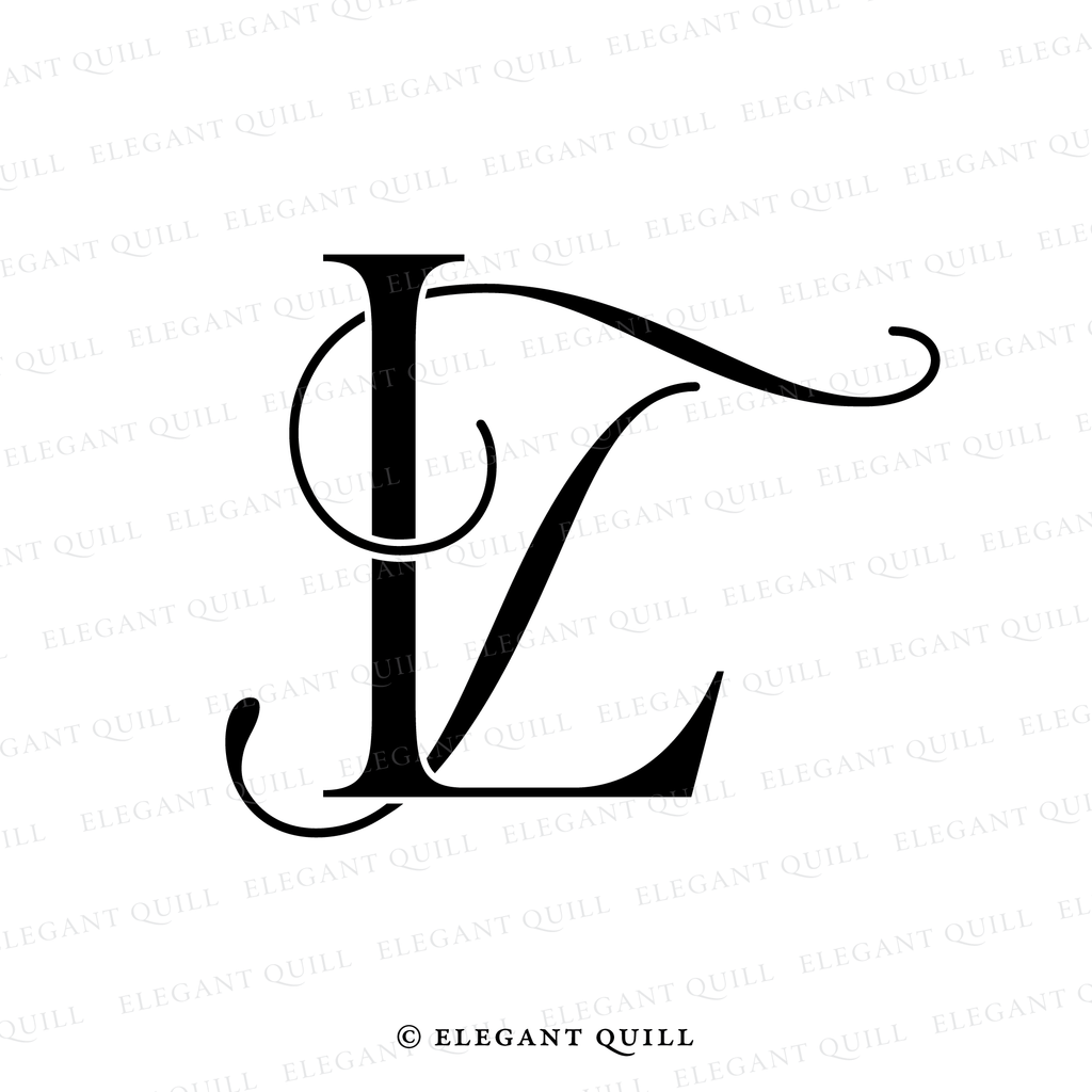 wedding logo TL initials