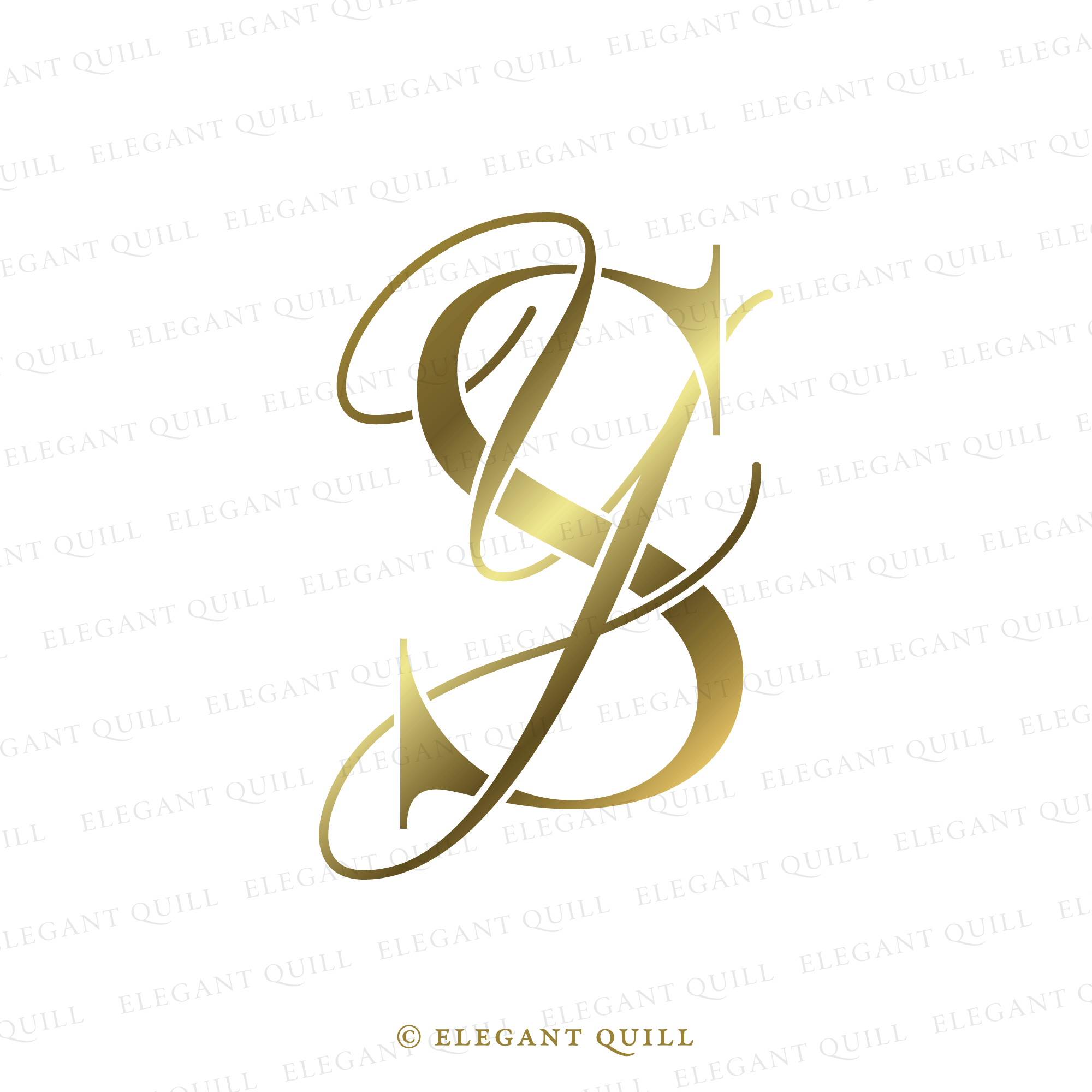 SS Wedding Monogram Graphic by An Inkling of Curry · Creative Fabrica