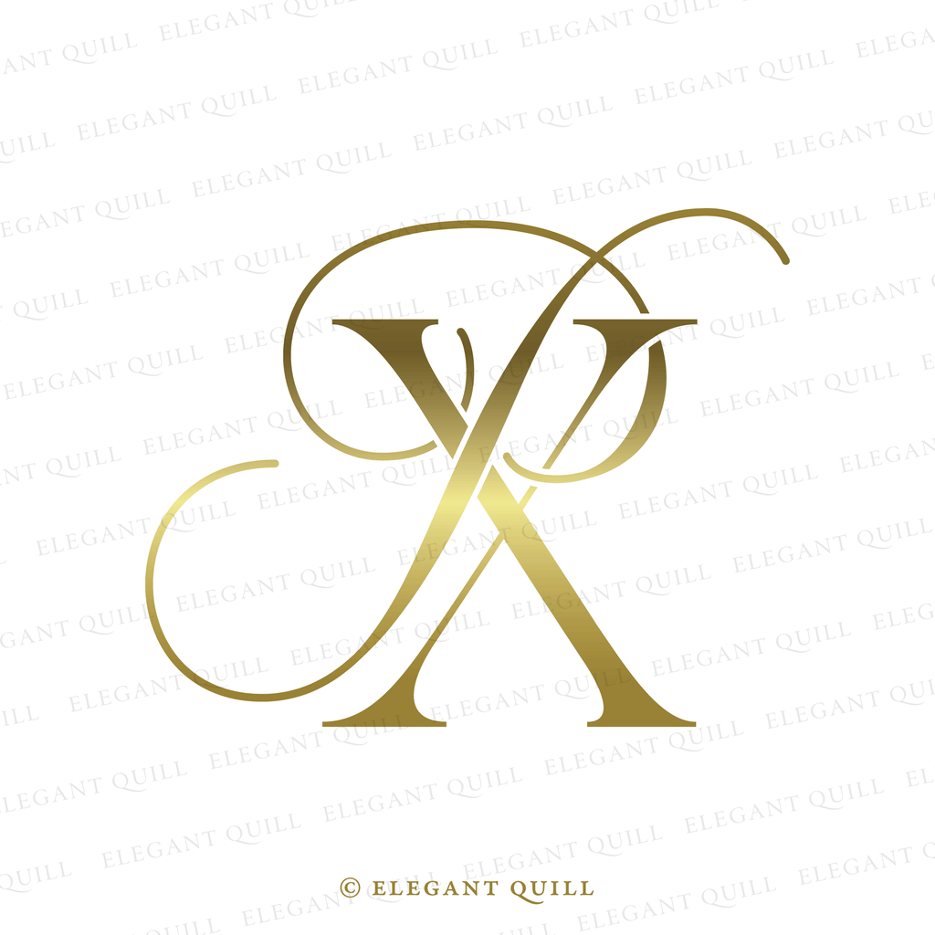 wedding logo design, PX initials