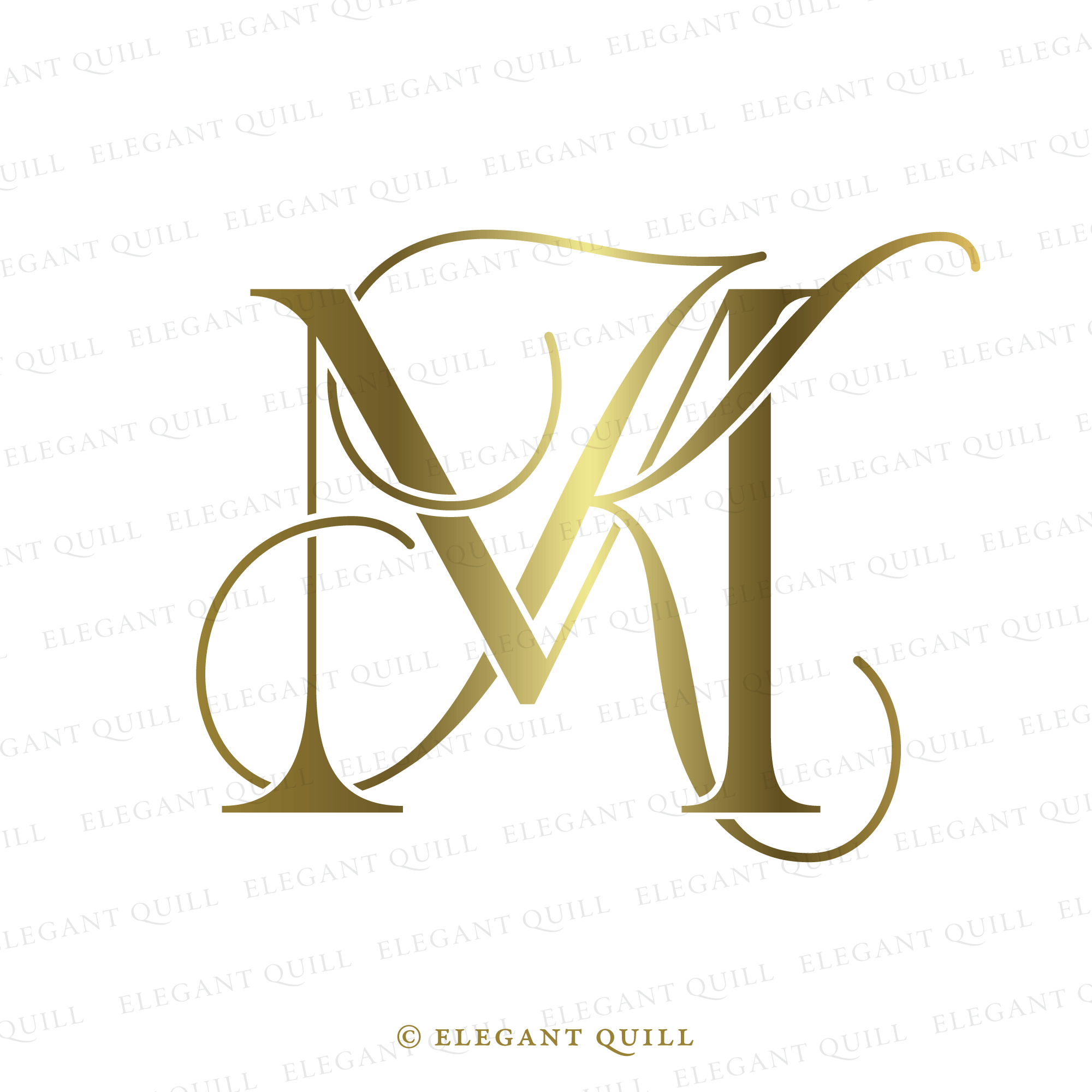 wedding initial logos